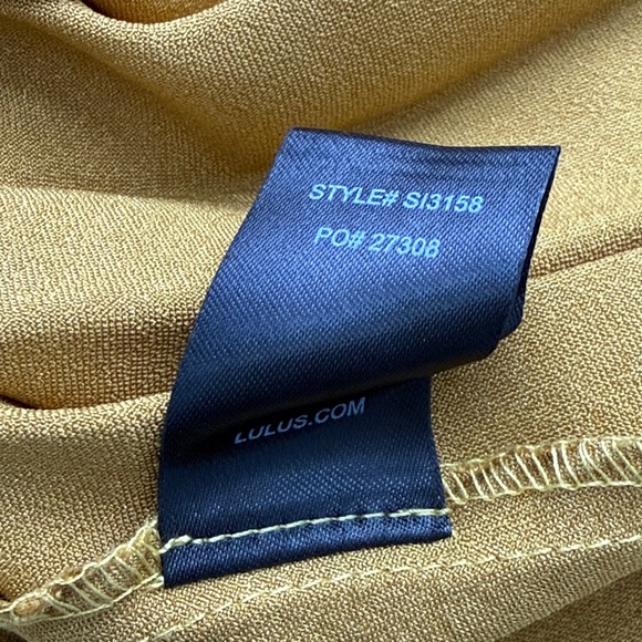 Lulus Pretty Pleats Gold Metallic Pleated Midi Skirt Size Small - Picture 7 of 13